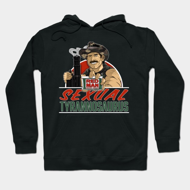 Sexual Tyrannosaurus Hoodie by RMFD ART